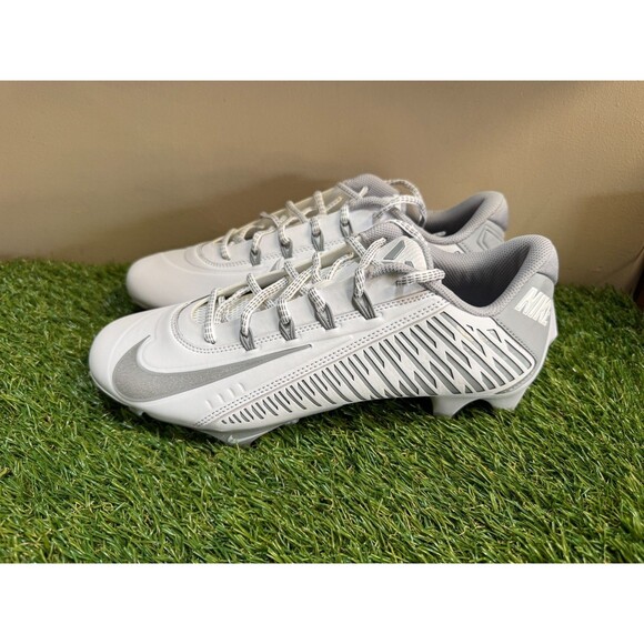 Nike Vapor Edge 360 VC Chrome White Football Cleats Men Size 9.5 DO6294-100 NEW